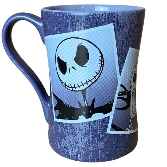 Disney Store NIGHTMARE BEFORE CHRISTMAS Jack Skellington Purple Coffee Mug 15oz - Picture 5 of 7